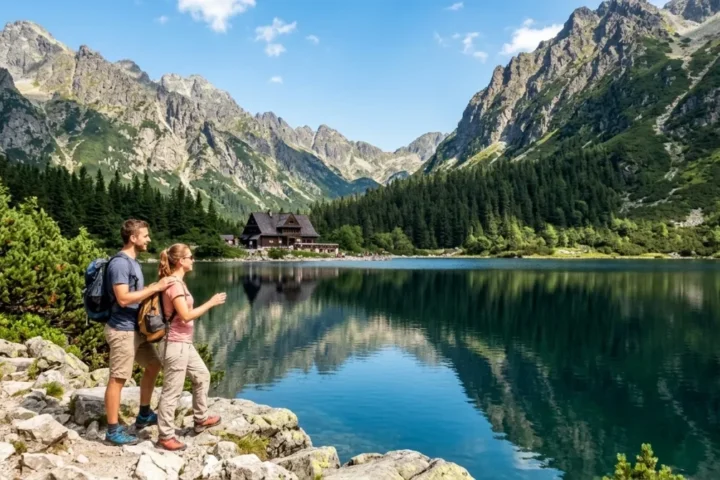 Ząb – jedna z najwyżej położonych wsi w Polsce z panoramą Tatr